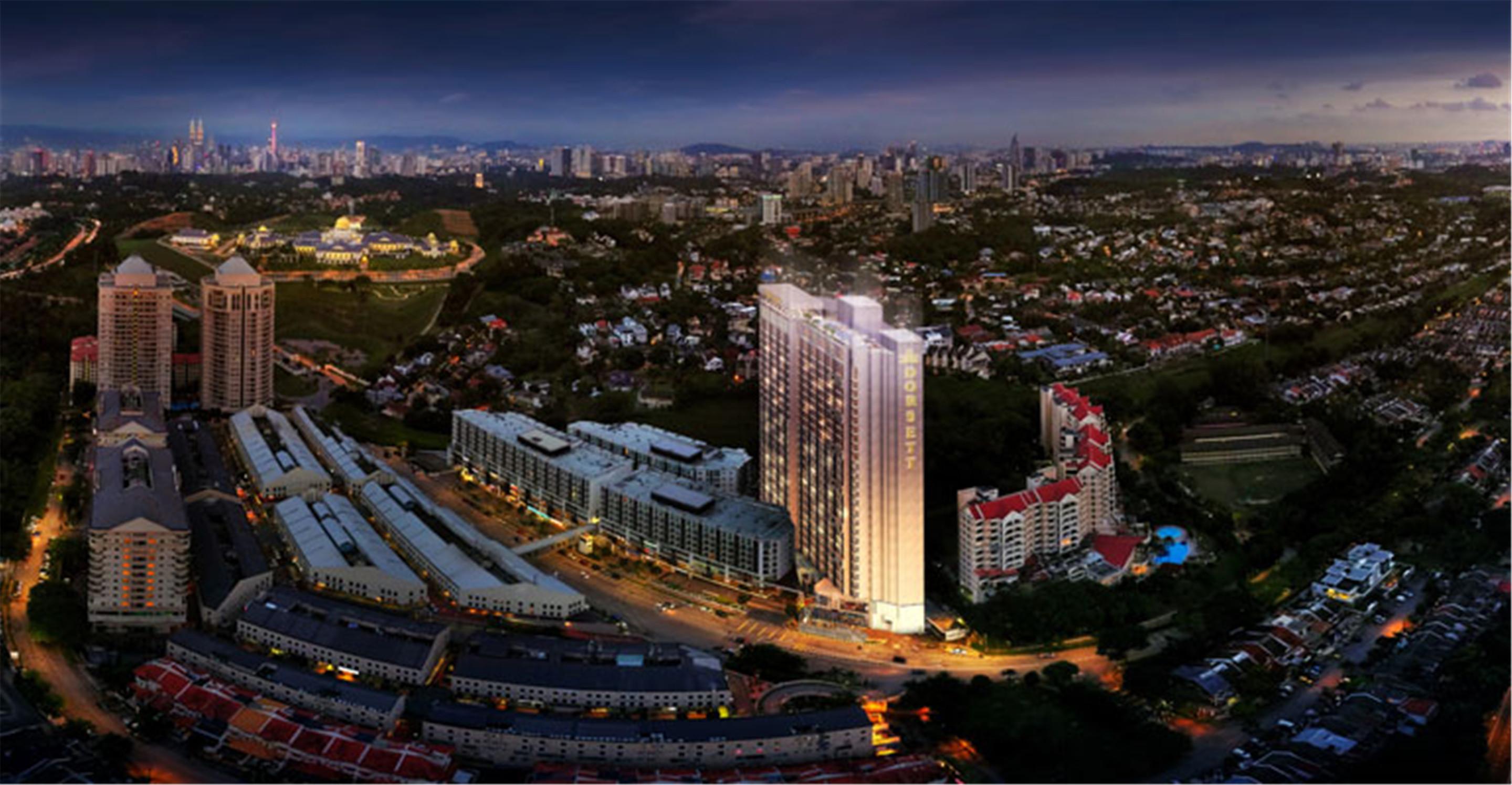 Dorsett Hartamas Kuala Lumpur Hotel Exterior foto The 101 at night