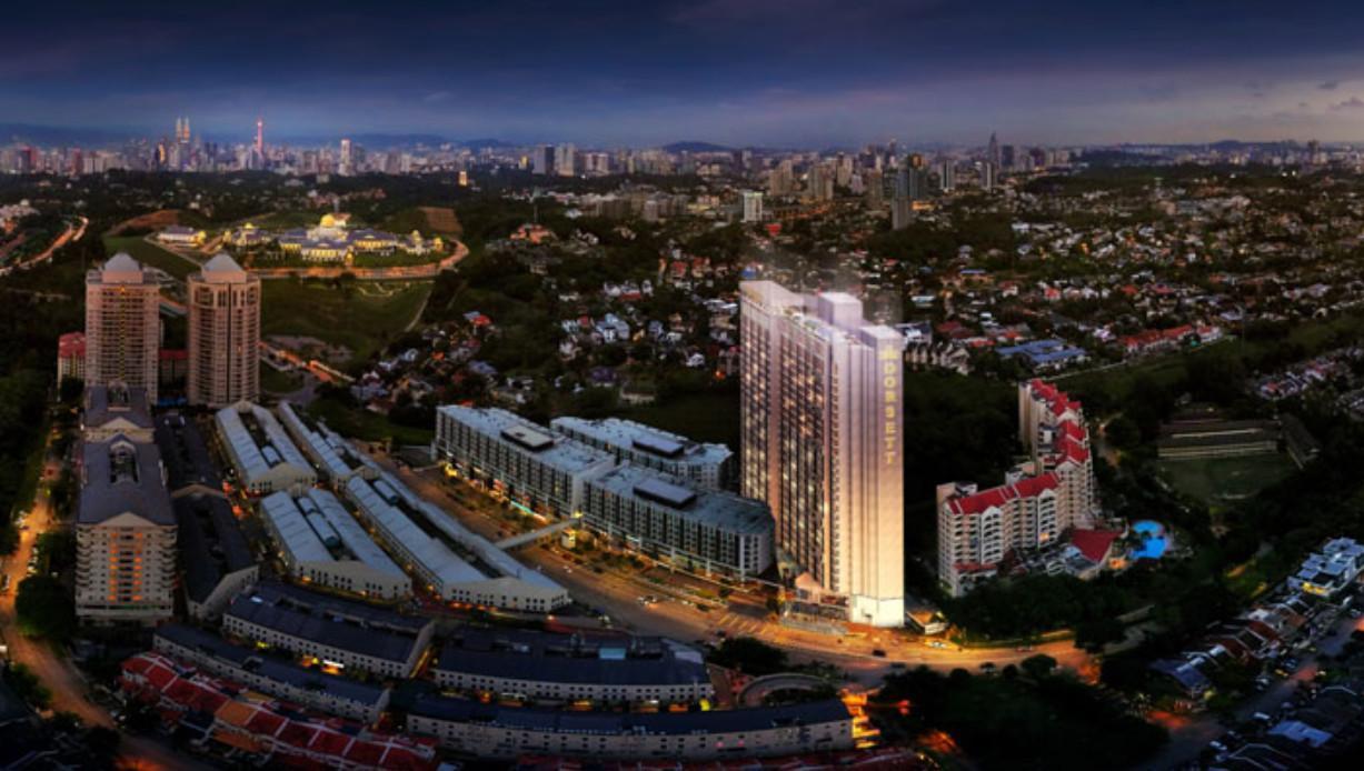 Dorsett Hartamas Kuala Lumpur Hotel Exterior foto Aerial view of the complex